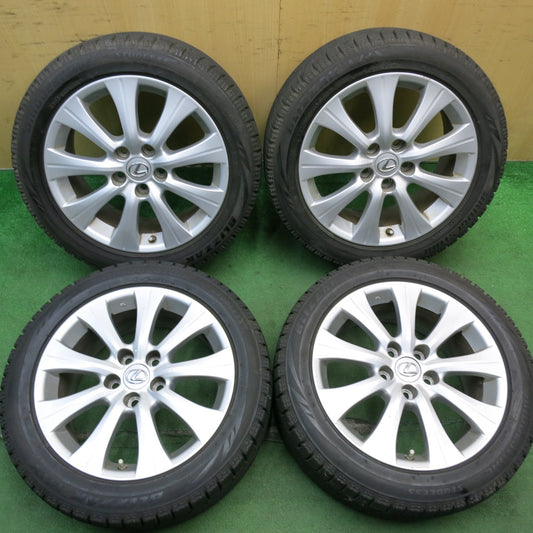 センサー付！バリ溝！9.5分★レクサス GS 純正 225/50R17 スタッドレス ブリヂストン ブリザック VRX 17インチ PCD114.3/5H★5060607AKス