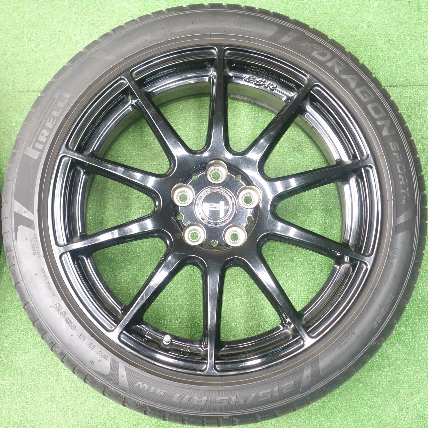 4本価格★プリウス 等 215/45R17 ピレリ ドラゴン スポーツ TM X CROSS SPEED PREMIUM クロススピード 17インチ PCD100/5H★6021404KTノ