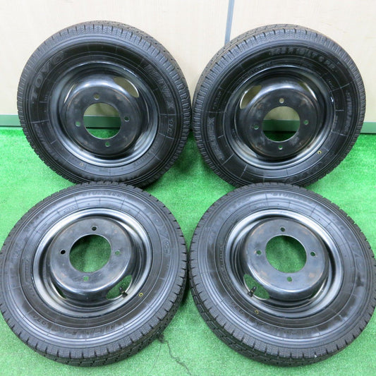 ４本価格★ボンゴ純正 145R12LT 6PR スタッドレス トーヨー デルベックス 934 スチール ホイール 12インチ★3102005HAス
