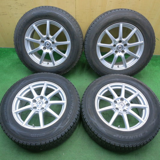 バリ溝！9.5分以上★スタッドレス 225/65R17 ダンロップ ウインターマックス SJ8 VOLGA ヴォルガ 17インチ PCD114.3/5H★5052308HAス