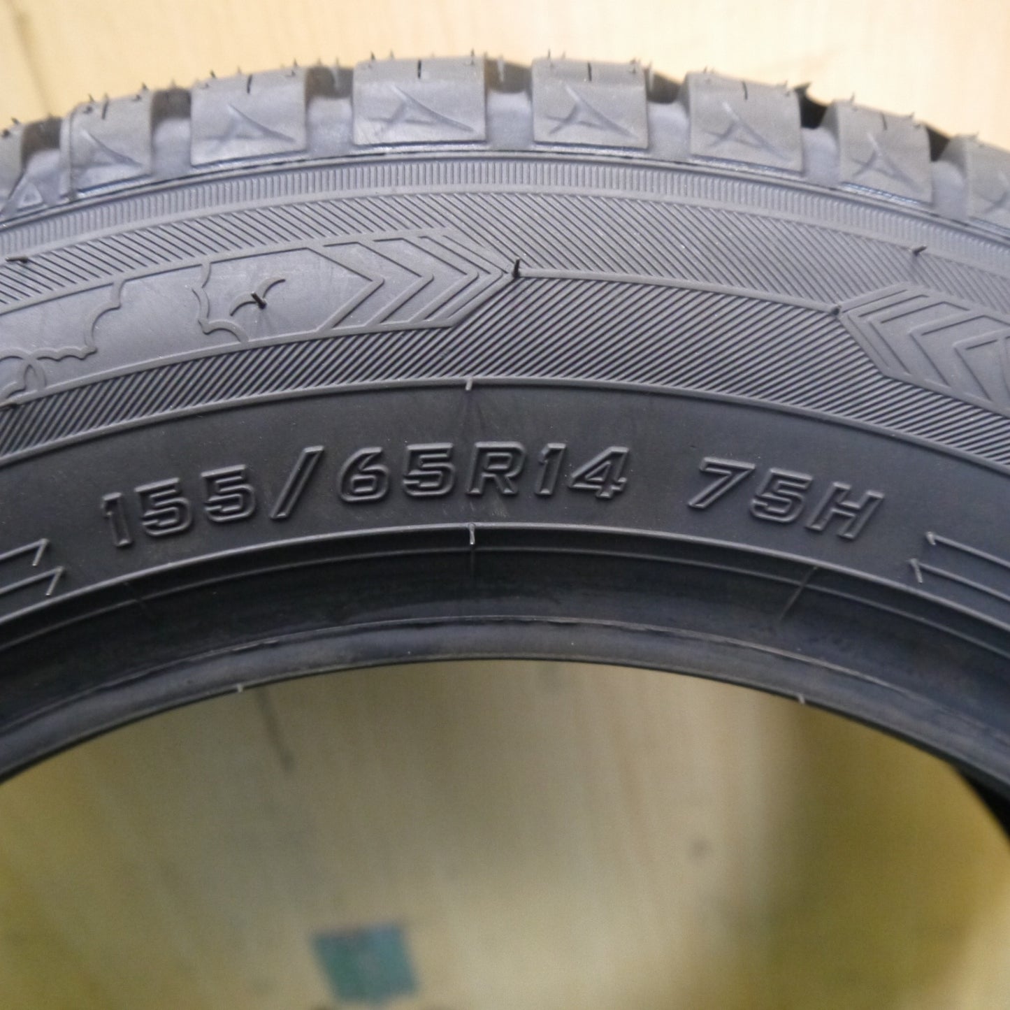 未使用！25年！1本★155/65R14 ダンロップ オールシーズン マックス AS1 ALL SEASON MAXX タイヤ 14インチ N-BOX ムーヴ ミライース 等★6060206Hノ