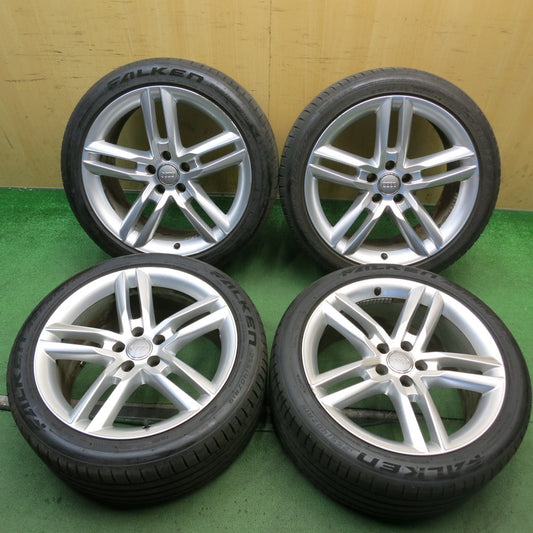バリ溝！25年！9.5分◎アウディ A6 純正 255/40R19 ファルケン アゼニス FK510 FK520 19インチ PCD112/5H◎6082714HAノ