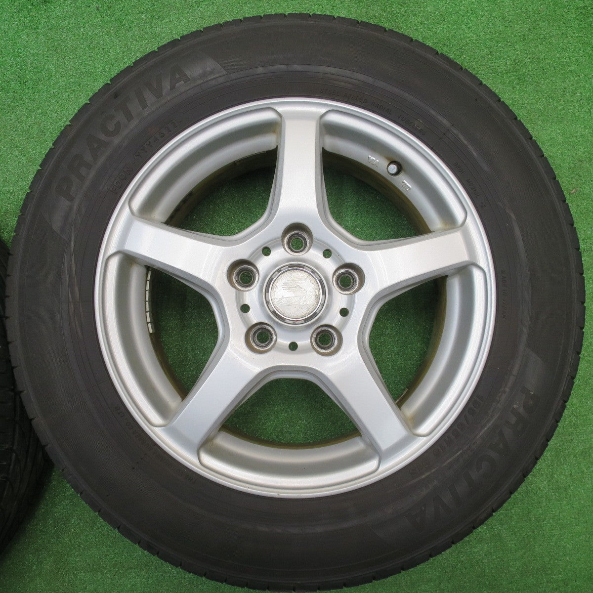 バリ溝！22年！9.5分★195/65R15 プラクティバ ヨコハマ SIBILLA GG シビラ 15インチ PCD114.3/5H★5110307NJノ