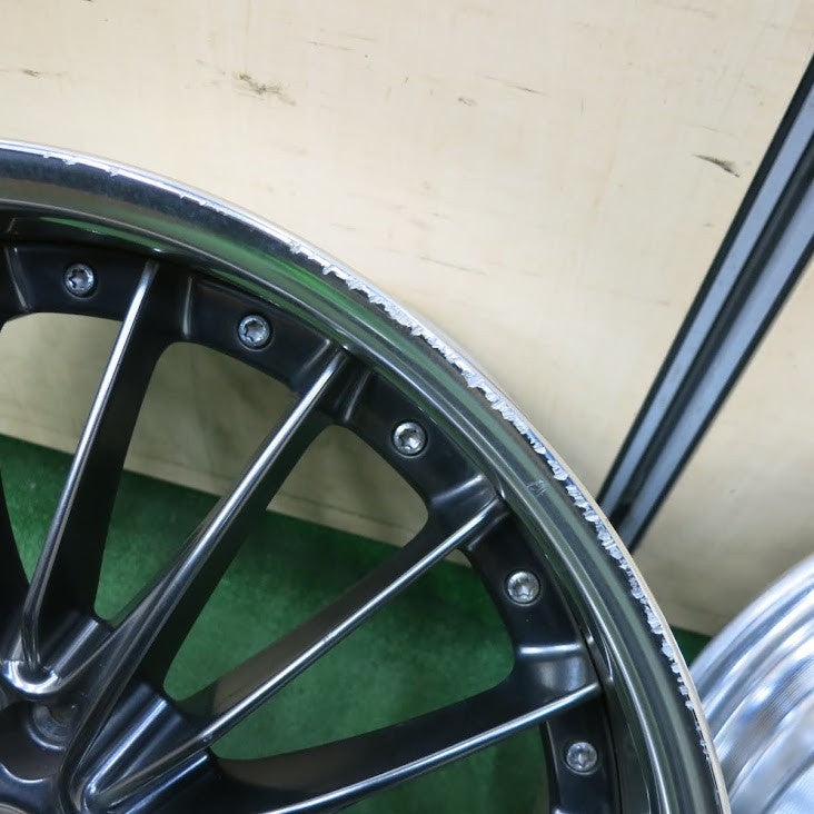 希少！4本価格★WORK SCHWERT REGNITZ SWF ワーク シュヴァート レグニッツ 20インチ ホイール 20×8.5J PCD114.3/5H★5061110SYホ