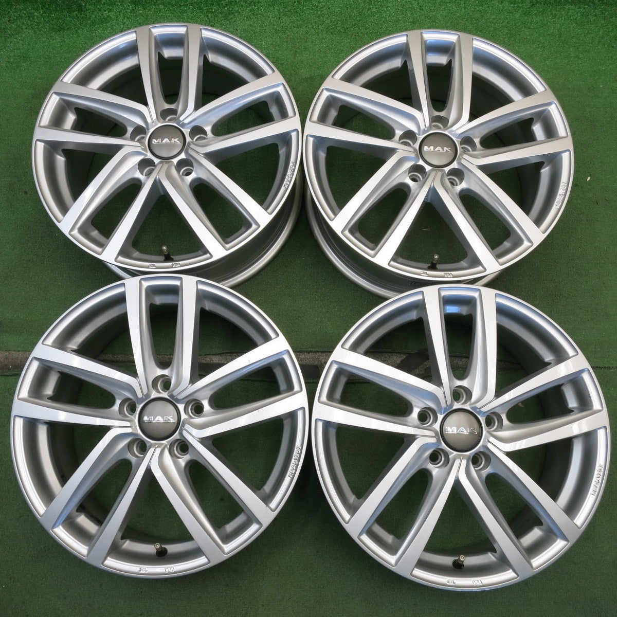 キレイ◎ワーゲン 等 MAK DRESDEN 17インチ ホイール マック ドレスデン 17×7J PCD112/5H◎6080601HAホ