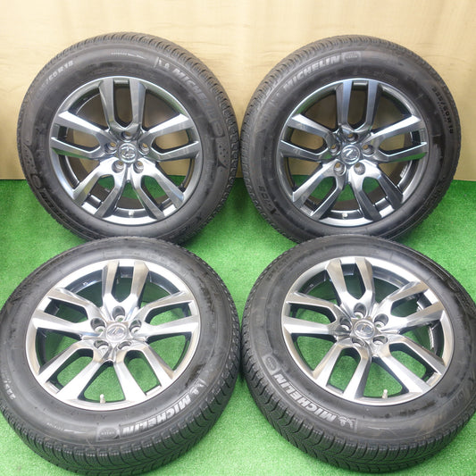 センサー付！バリ溝！9.5分★レクサス NX バージョンL 純正 225/60R18 スタッドレス ミシュラン X-ICE XI3 18インチ PCD114.3/5H★5122801KTス