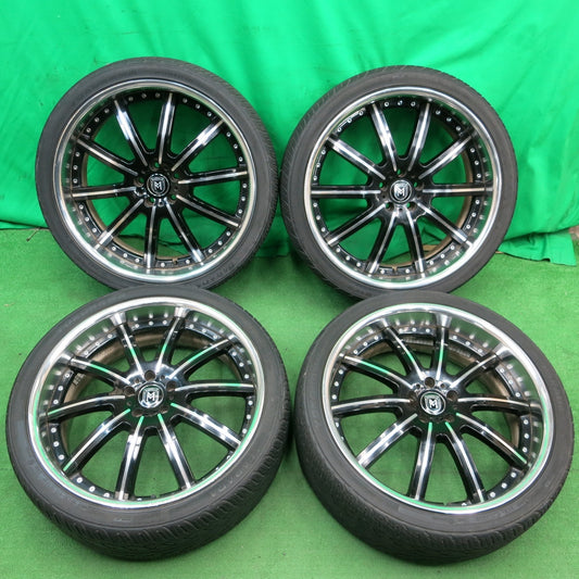 *送料無料* 4本価格★MARCELLO MT-07 255/35R22 ヨコハマ PARADA Spec-X マルセロ 22インチ PCD114.3/5H★4050606ナノ
