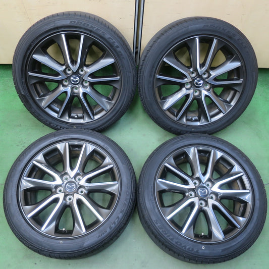 バリ溝！24年！9.5分★マツダ CX-3 純正 215/50R18 トーヨー プロクセス CL1 SUV 18インチ CX3 PCD114.3/5H★6040412イノ
