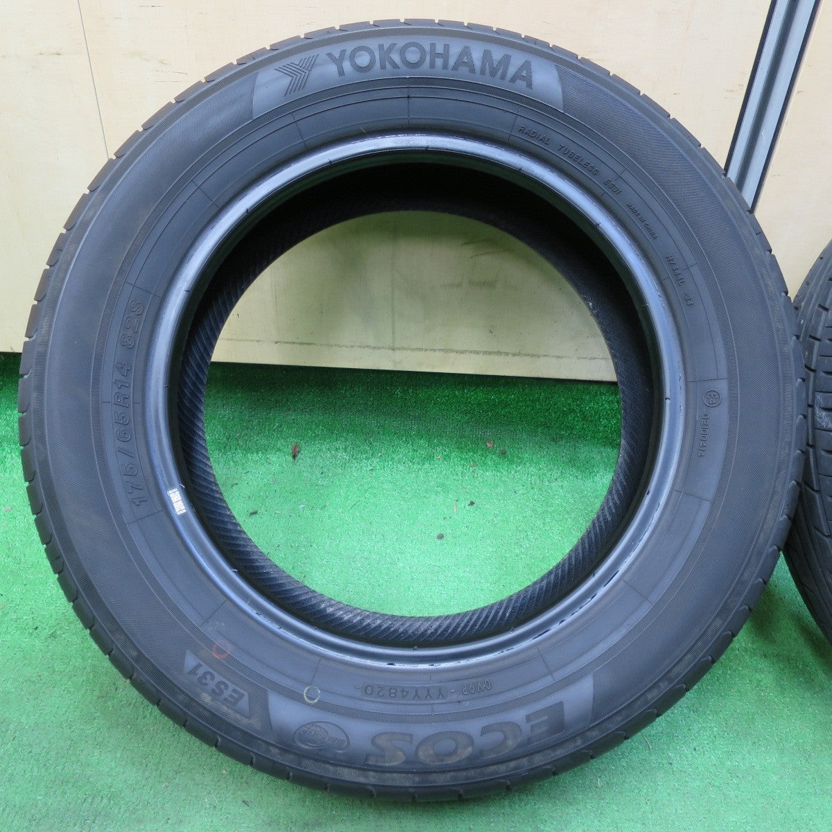 ヨコハマ ECOS ES31 175/65R14 4本 9分溝 程度良好！