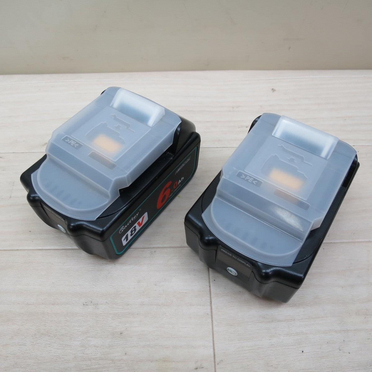 キレイ！2点セット☆waitley マキタ 互換 バッテリー WTL1860 18V 6.0Ah ガンバル 株式会社 電動 工具☆