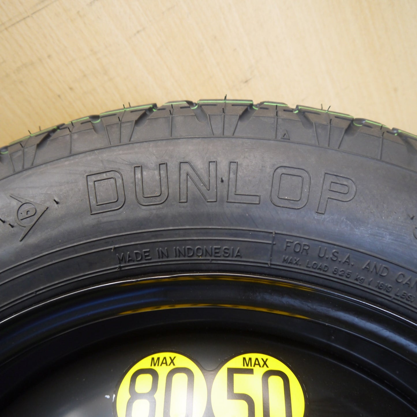 未使用！25年！1本◎トヨタ 90系 ノア 純正 車載 スペア 135/80R16 ダンロップ SPACE MISER MKⅢ 16インチ PCD114.3/5H◎6061906Hノ