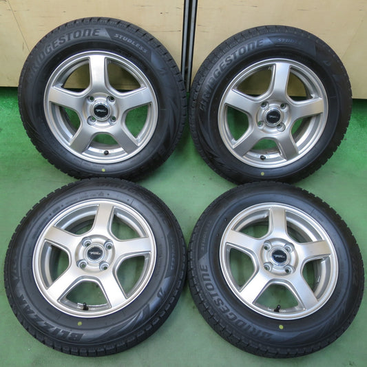 バリ溝！22年！9分★スタッドレス 165/70R14 ブリヂストン ブリザック VRX2 TOPRUN トップラン 14インチ PCD100/4H★5112910イス