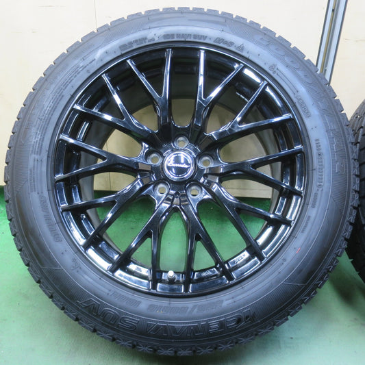 バリ溝!23年!キレイ!ほぼ10分◎スタッドレス 225/60R18 グッドイヤー アイスナビ SUV Exceeder エクシーダー 18インチ PCD114.3/5H◎6100502IMス