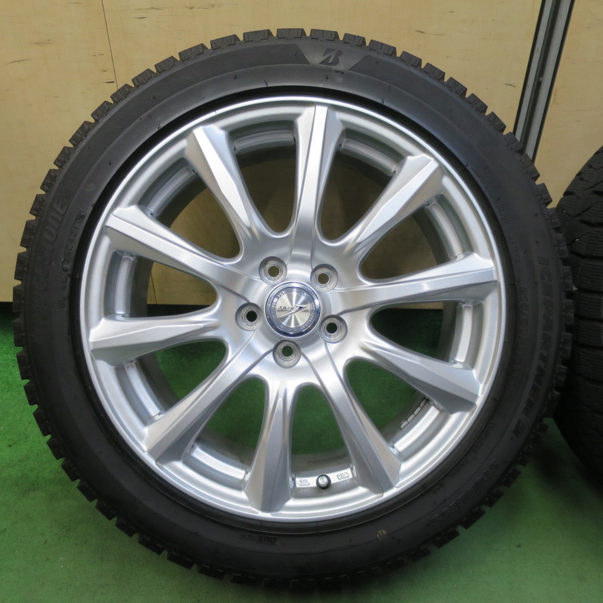 バリ溝！キレイ！9.5分★エクシーガ 等 215/50R17 スタッドレス ブリヂストン アイスパートナー2 JOKER ジョーカー 17インチ PCD100/5H★5072401TTス