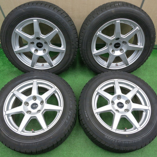 4本価格★BMW等 TECMAG Type207R 205/60R16 スタッドレス ブリヂストン ブリザック RFT テクマグ PCD120/5H★4110904NJス