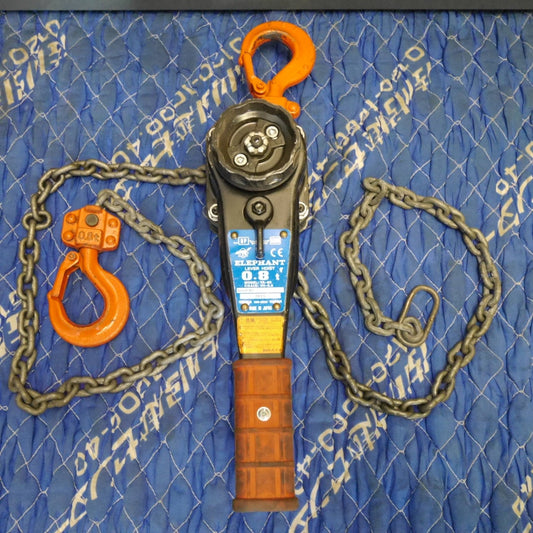 [送料無料] ☆ELEPHANT 象印 強力 レバー ホイスト 0.8ton YA-80 工具 荷締機 ガッチャ 0.8t 800kg 0.8トン 0.8TON エレファント③☆