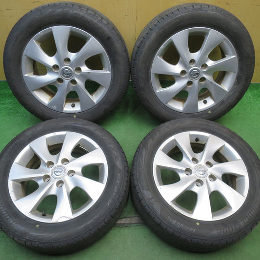 バリ溝！24年！9.5分◎日産 C26 セレナ 純正 195/60R16 ブリヂストン プレイズ PX-RV2 16インチ PCD114.3/5H◎6072402NJノ
