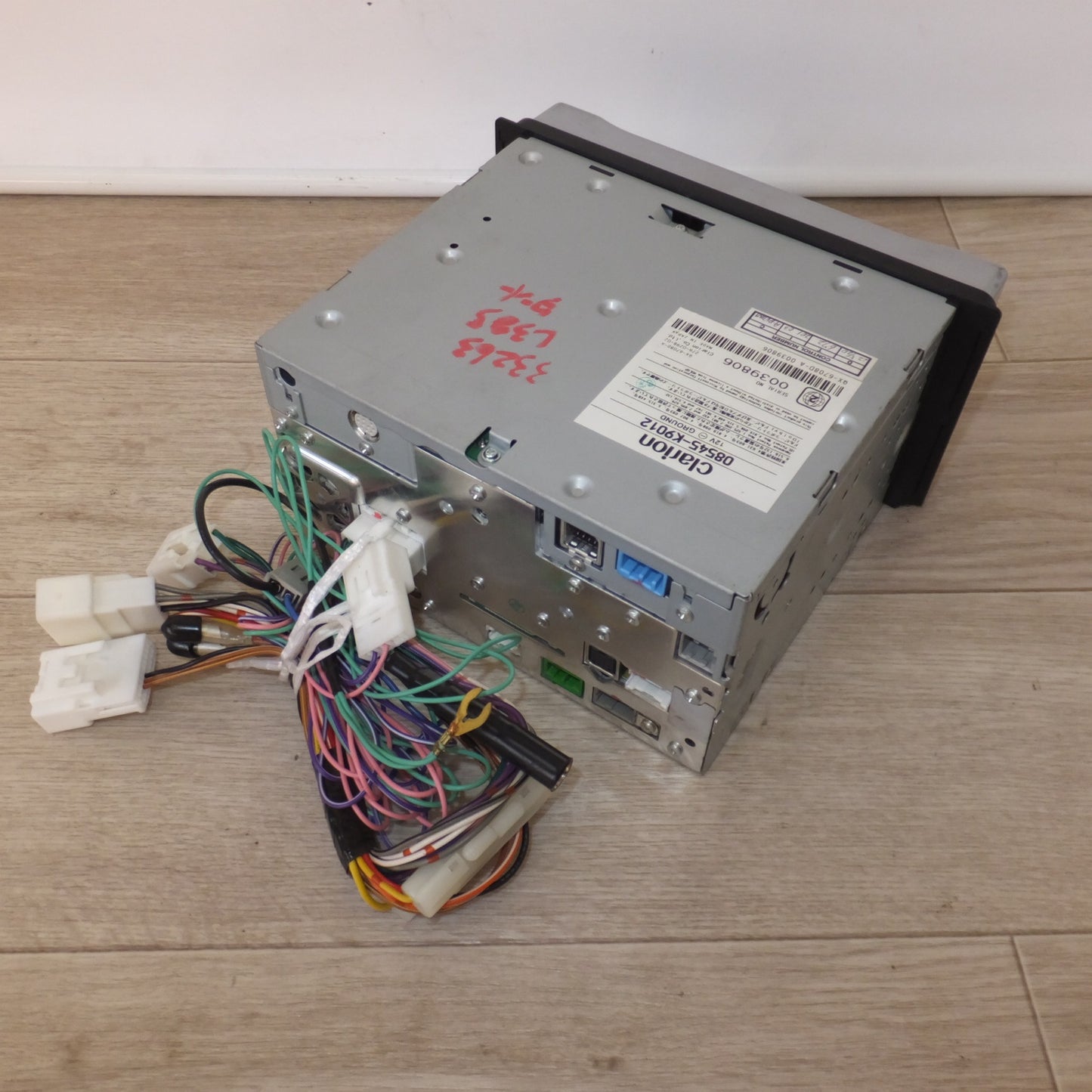 [送料無料] ★クラリオン製 ダイハツ 純正 ワイド7型 HDD DVD タッチパネル AV-Naviシステム NHDC-W57 08545-K9012(10)★