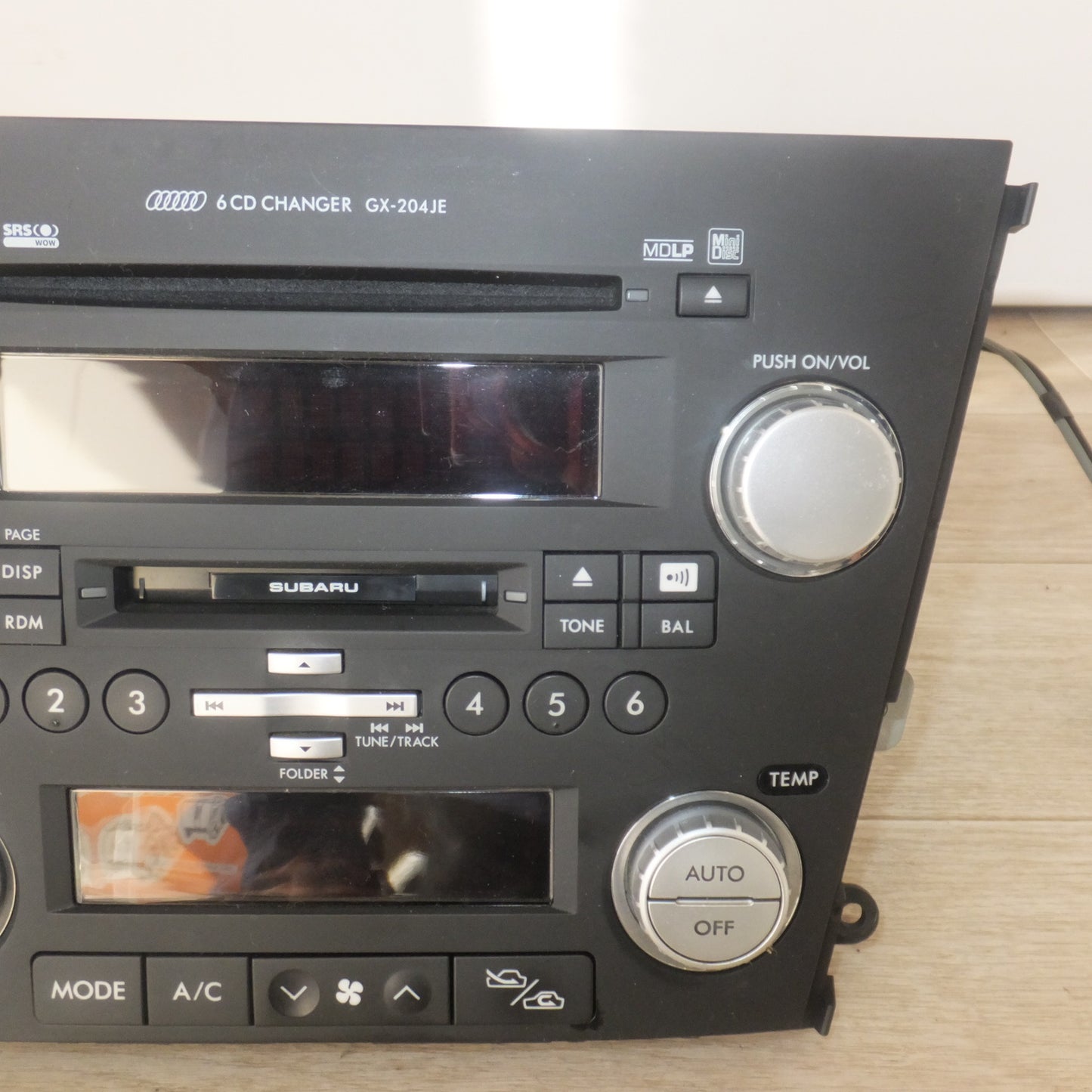 [送料無料] 現状品★ケンウッド製 スバル 純正 レガシィ BL5 BP5 カーオーディオ GX204JEF2 86201AG070 6連CDチェンジャー★