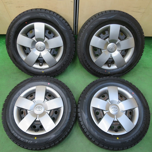 2本未使用！21年！バリ溝★トヨタ シエンタ 純正 スチール 175/70R14 スタッドレス ダンロップ ウインターマックス WM02 PCD100/4H★4110903イス