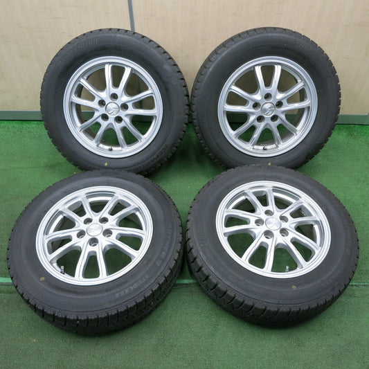 *送料無料* バリ溝!8.5分★プリウス等 195/65R15 スタッドレス ブリヂストン アイスパートナー2 STRANGER ストレンジャー PCD100/5H★4031902NJス