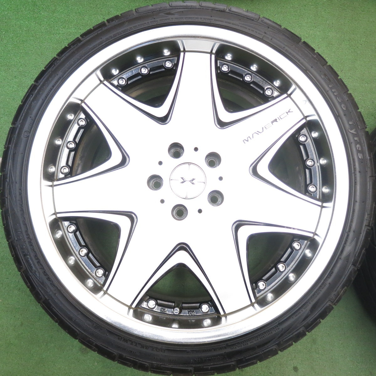 4本価格◎245/35R19 ピンソ タイヤ PS91 MAVERICK 107D マーベリック 19インチ PCD114.3/5H◎6062507HAノ