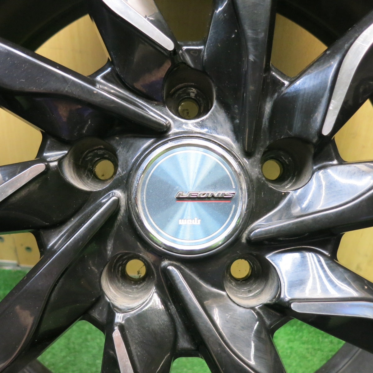 バリ溝！9分★LEONIS GREILA α 215/40R18 セイバーリング SL201 レオニス グレイラ アルファ 18インチ PCD114.3/5H★6052807HAノ