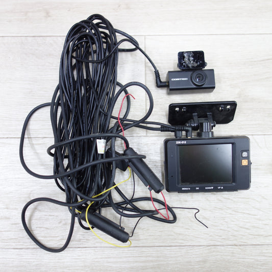 [送料無料] 付属品付き◆COMTEC GPS搭載 ドライブレコーダー ZDR-015 前後 2カメラ HD200万画素 ドラレコ コムテック◆