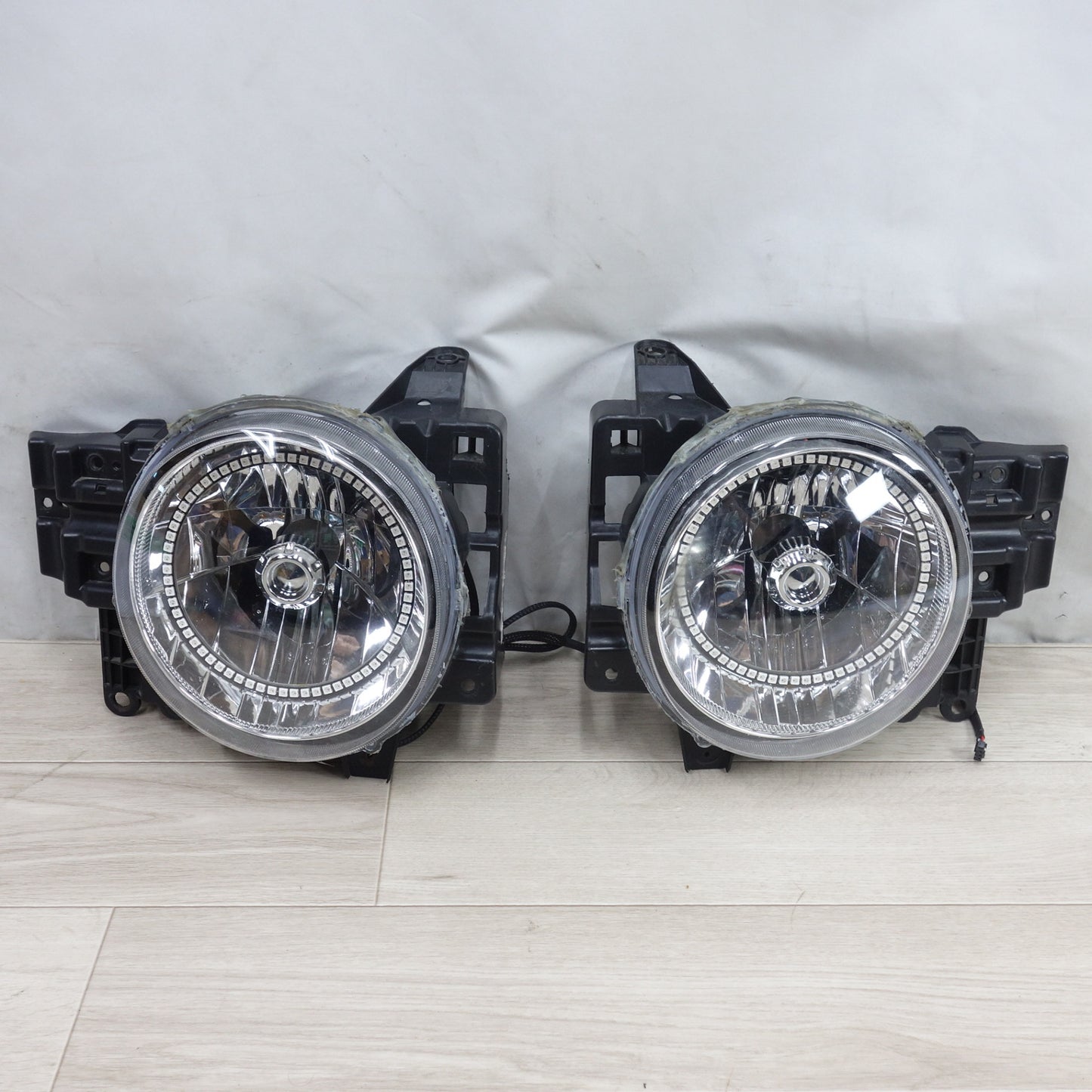[送料無料] 左右セット◆トヨタ FJクルーザー GSJ15W ORACLE LIGHTING ICHIKOH ヘッドライト ヘッドランプ オラクルライティング 型式 不明 カー パーツ 現状品◆