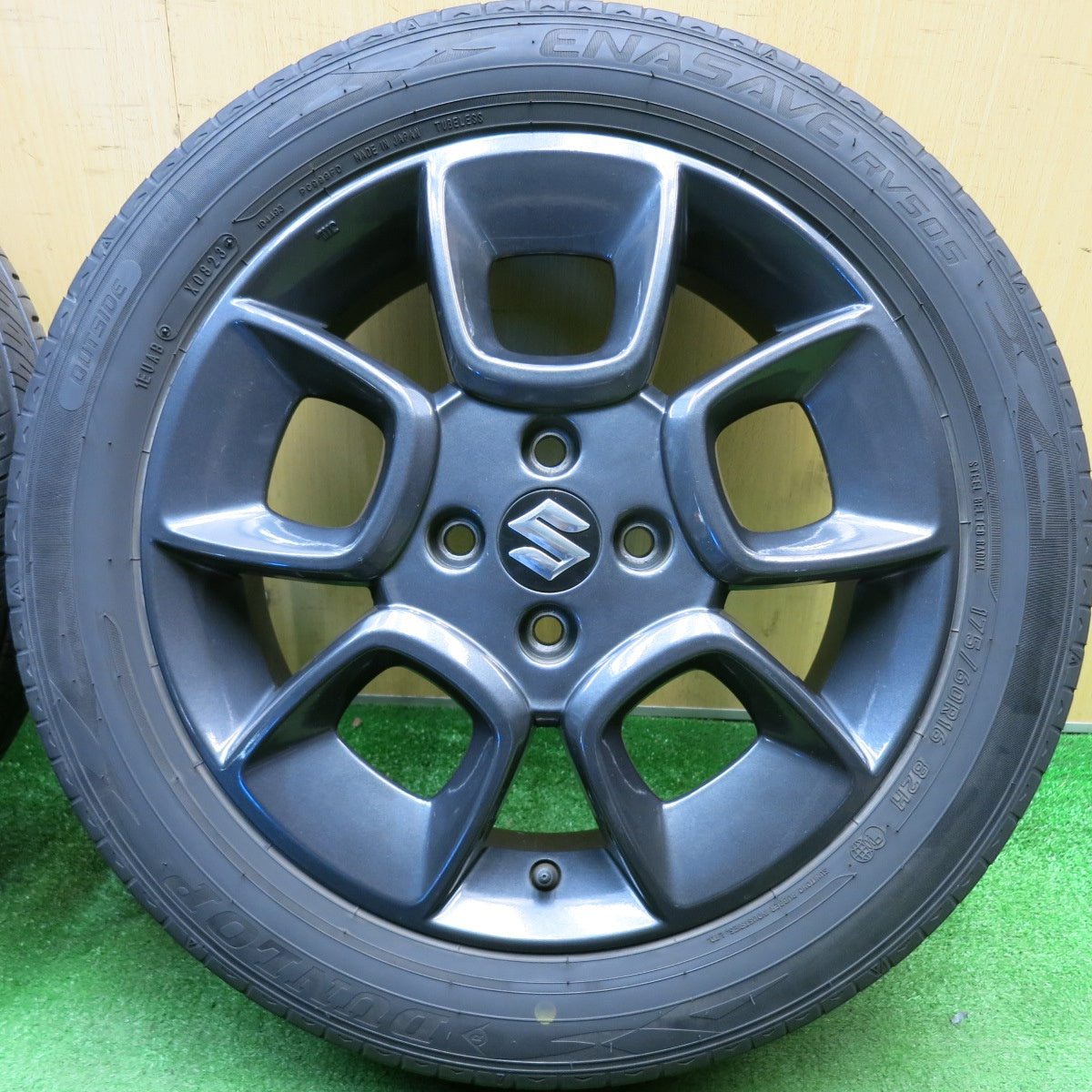 4本価格！23年★スズキ イグニス クロスビー 純正 175/60R16 ダンロップ エナセーブ RV505 16インチ PCD100/4H★6022604HAノ
