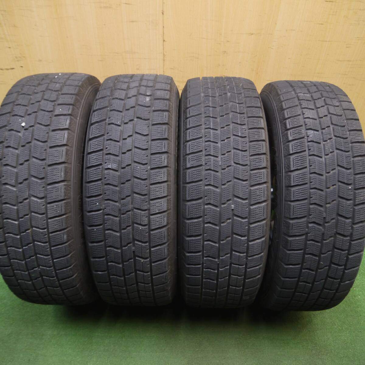 バリ溝！22年！キレイ！9分★プリウス 等 LOXARNY SPORT 195/65R15 スタッドレス グッドイヤー アイスナビ7 ロクサーニ スポーツ 15インチ PCD100/5H★5030405Hス