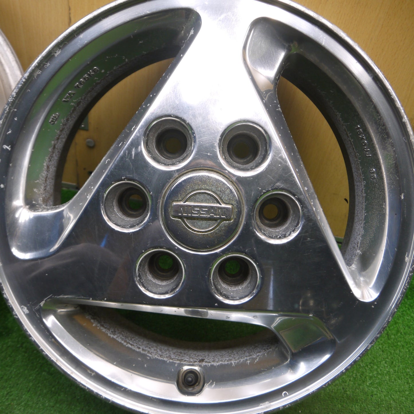 [送料無料] 4本価格★日産 エルグランド 純正 ホイール 15インチ 15×6JJ PCD139.7/6H★5012001Hホ