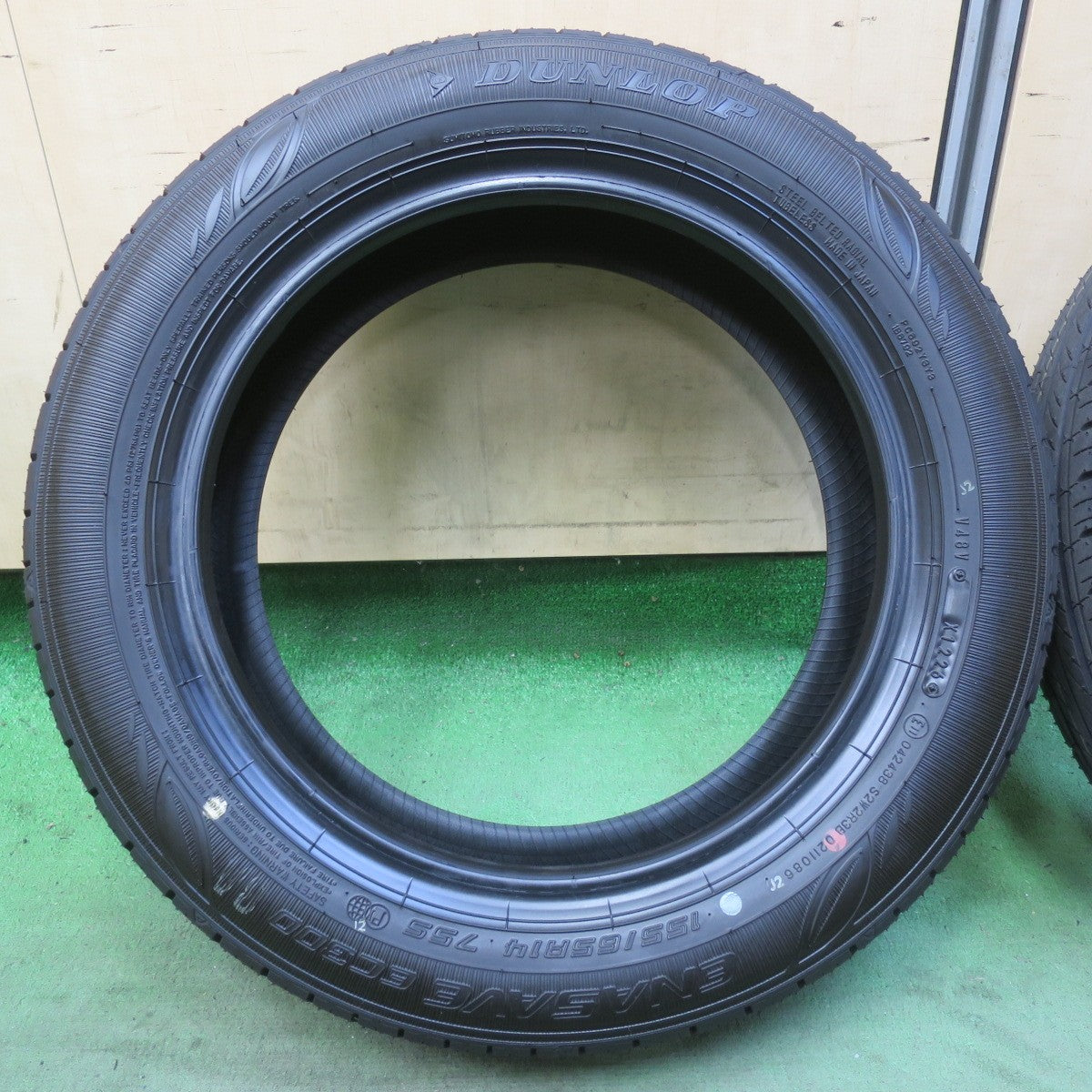 新車外し！26年★155/65R14 ダンロップ エナセーブ EC300 タイヤ 14インチ N-BOX N-WGN タント スペーシア デイズ 等★6060402イノタ