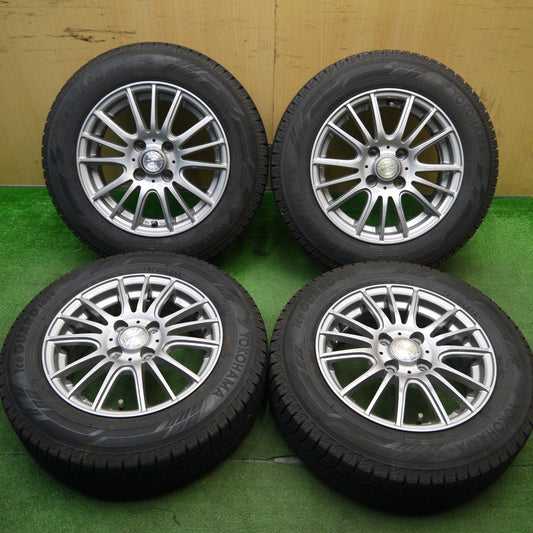 バリ溝！23年！ほぼ10分★スタッドレス 165/70R14 ヨコハマ アイスガード iG60 ravrion selzer ラブリオン 14インチ PCD100/4H★5041101Hス