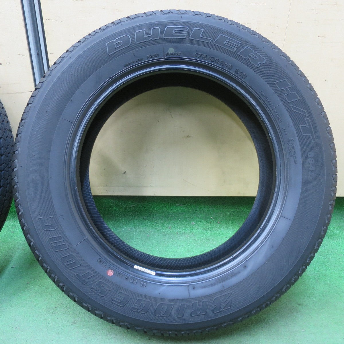 バリ溝！21年！9.5分★ジムニー 等 175/80R16 ブリヂストン デューラー H/T 684Ⅱ DUELER タイヤ 16インチ★5122608イノタ