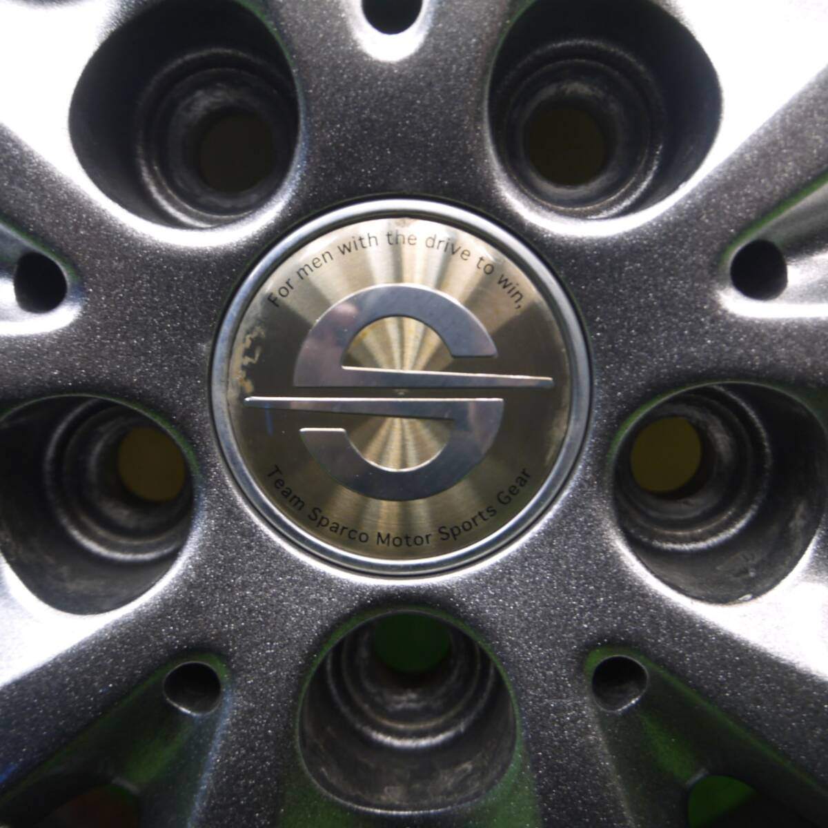 バリ溝！綺麗！9.5分以上★ワーゲン等 185/60R14 スタッドレス ダンロップ ウインターマックス WM01 Team Sparco チームスパルコ PCD100/5H★4101601Hス