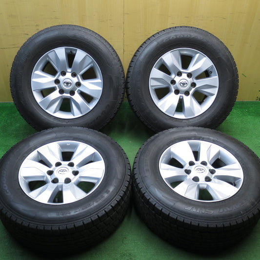 バリ溝！9分★トヨタ GUN125 ハイラックス 純正 265/65R17 スタッドレス グッドイヤー アイスナビ SUV 17インチ PCD139.7/6H★5041803KKス