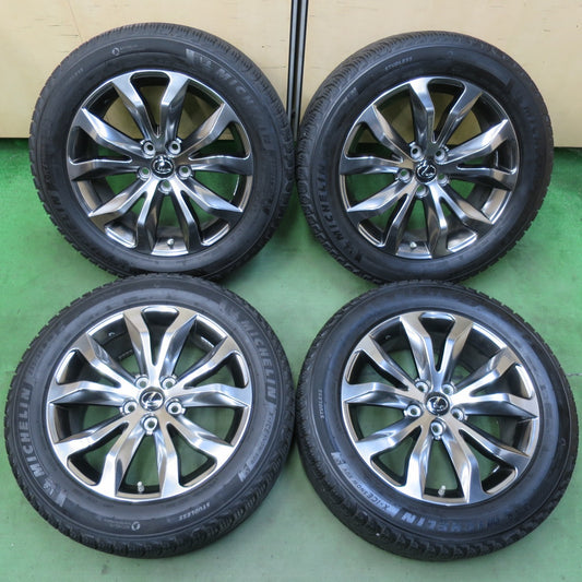 センサー付！バリ溝！21年！美品！9分★レクサス NX Fスポーツ 純正 235/55R18 スタッドレス ミシュラン X-ICE SNOW SUV 18インチ PCD114.3/5H★5101401イス