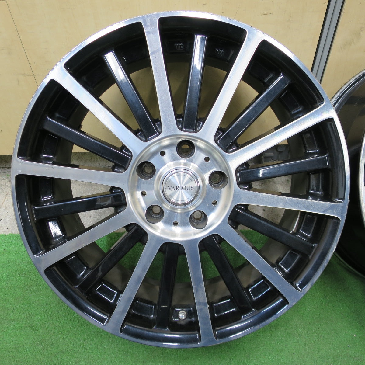 4本価格★VARIOUS VENTI 18インチ ホイール 18×7.5J ヴァリエス ヴェンティ PCD114.3/5H★6030601NGホ