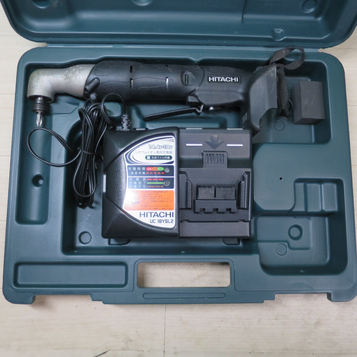 [送料無料] ☆日立 コードレス コーナ インパクトドライバ WH14DCL 電動 工具 14.4V 充電器 UC18YSL2 充電式 HITACHI☆