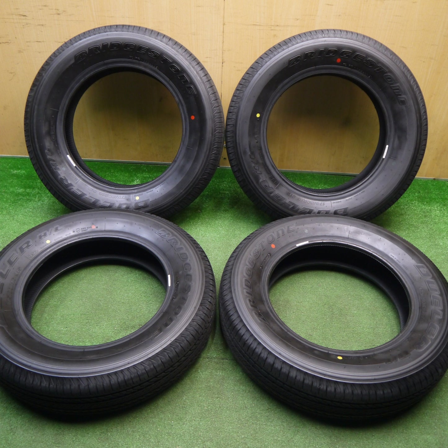 新車外し！25年★ジムニー 等 175/80R16 ブリヂストン デューラー H/L 852 DUELER タイヤ 16インチ★5121608Hノタ