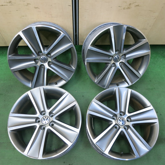 4本価格★ワーゲン クロス ポロ 純正 BORBET ホイール 17インチ 17×7.5J ボルベット PCD100/5H★5062404SYホ