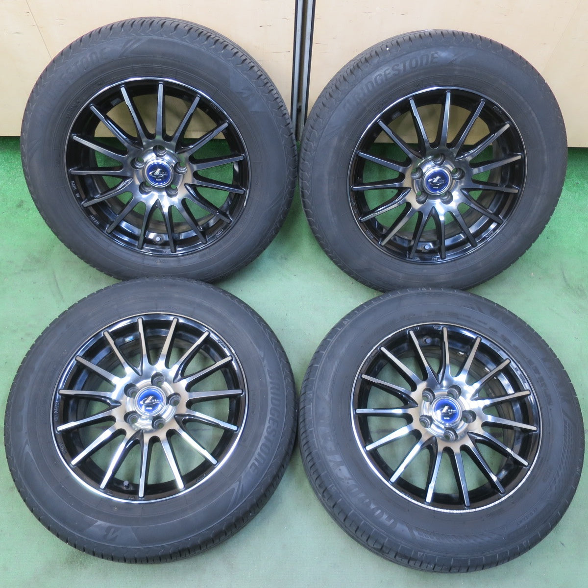 4本価格！22年★プリウス 等 LEONIS NAVIA 05 AMF 195/65R15 ブリヂストン エコピア NH200 グッドイヤー EfficientGrip ECO EG02 レオニス ナヴィア 15インチ PCD100/5H★6060606イノ