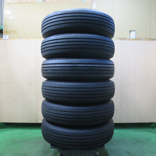 新車外し！24年！6本★トラック タイヤ 205/75R16 113/111N ヨコハマ SUPER STEEL RY108B 16インチ★5090602イノタ