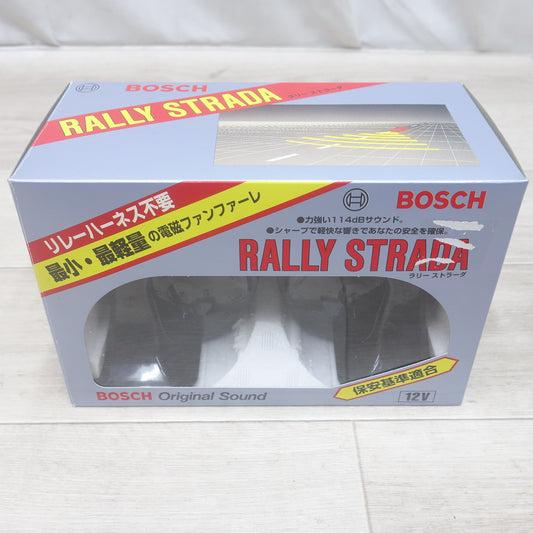 [送料無料] 未使用◆BOSCH ボッシュ ラリー ストラーダ ホーン BH-RST クラクション リレーハーネス不要 114dBサウンド◆