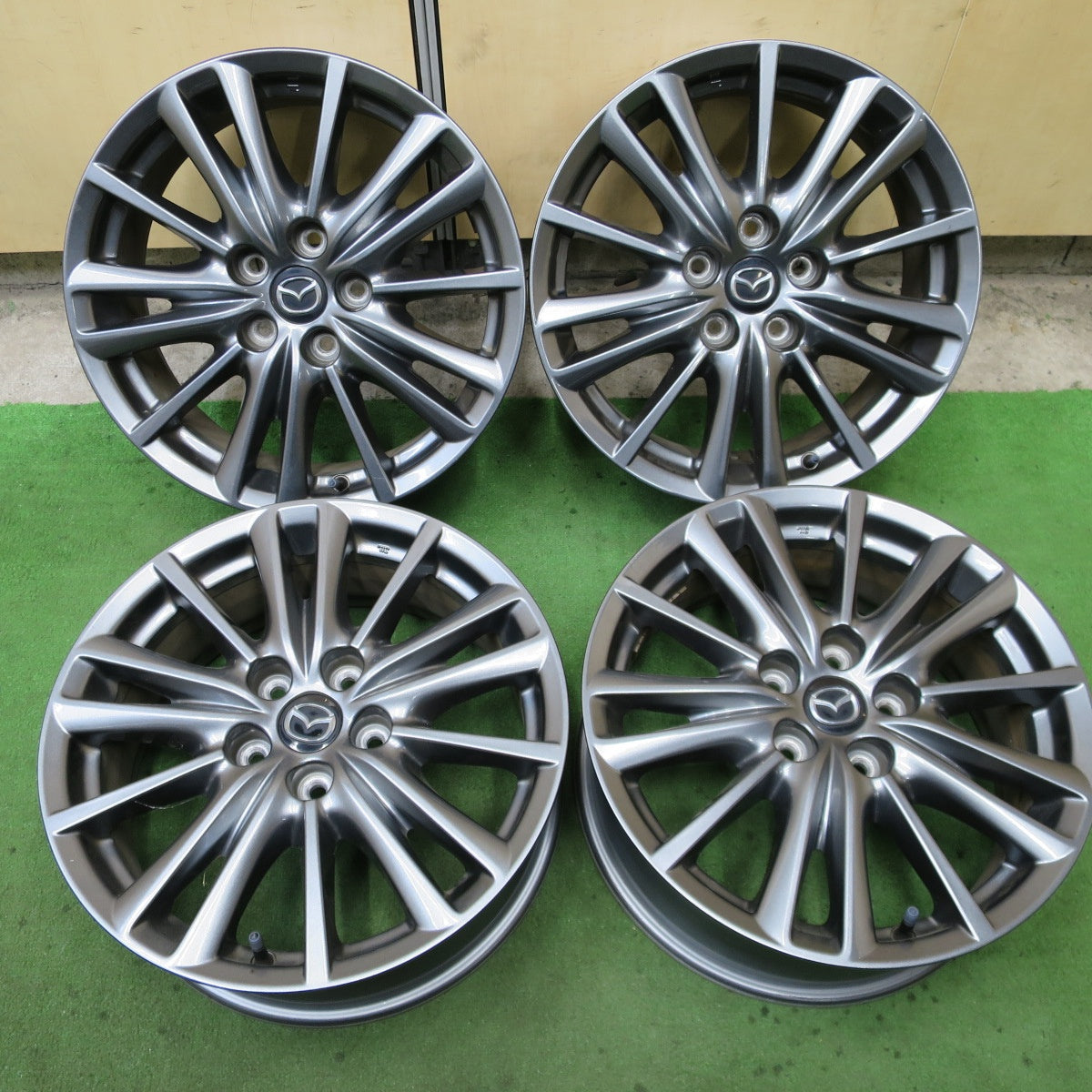 4本価格★マツダ CX-5 純正 ホイール 17インチ 17×7J CX5 PCD114.3/5H★6022502NGホ
