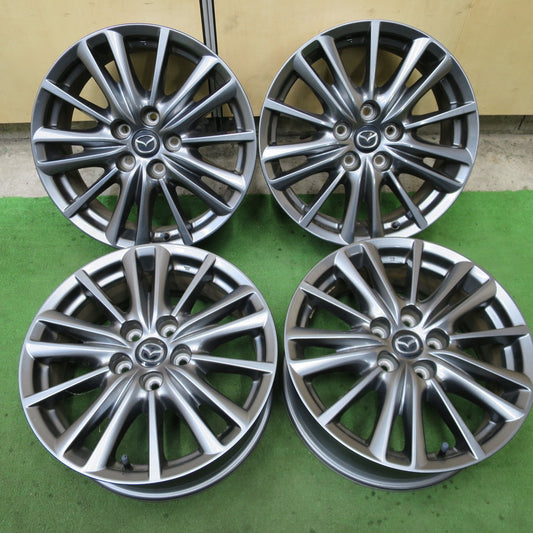 4本価格★マツダ CX-5 純正 ホイール 17インチ 17×7J CX5 PCD114.3/5H★6022502NGホ