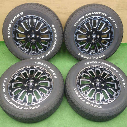 バリ溝！24年！9分★205/65R16 トーヨー オープンカントリー A/T EX ホワイトレター LS AVENTURA アヴェンチュラ 16インチ PCD100/4H★6040701KTノ
