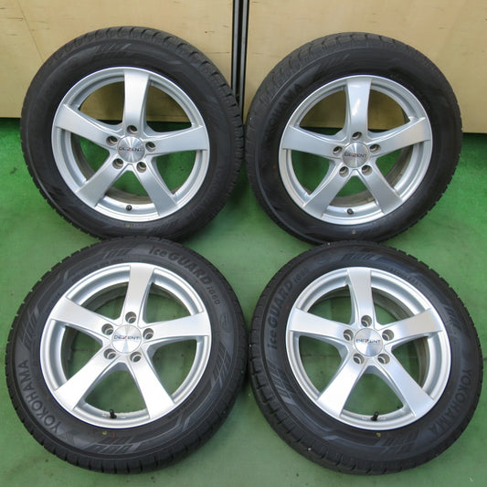 バリ溝！9.5分★ワーゲン 等 205/55R16 スタッドレス ヨコハマ アイスガード iG60 DEZENT ディゼント 16インチ PCD112/5H★5101604イス