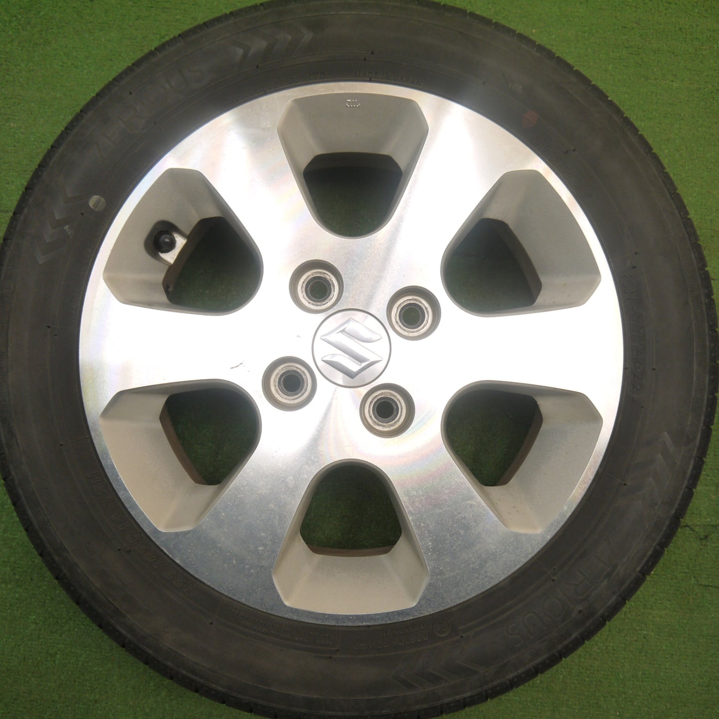 4本価格！22年★スズキ ワゴンR 純正 155/65R14 ZERIOUS ゼリオズ ヨコハマ製 14インチ PCD100/4H★6022508Hノ